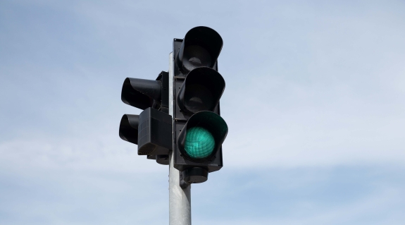 Billede af trafiklys af Herreborg Køreskole